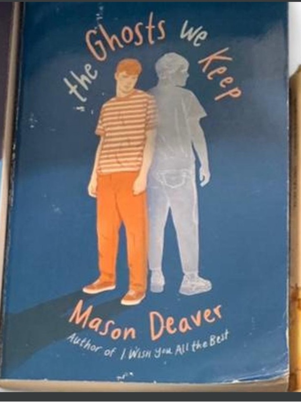 "The Ghosts We Keep" - Blue & Orange Cover Edition